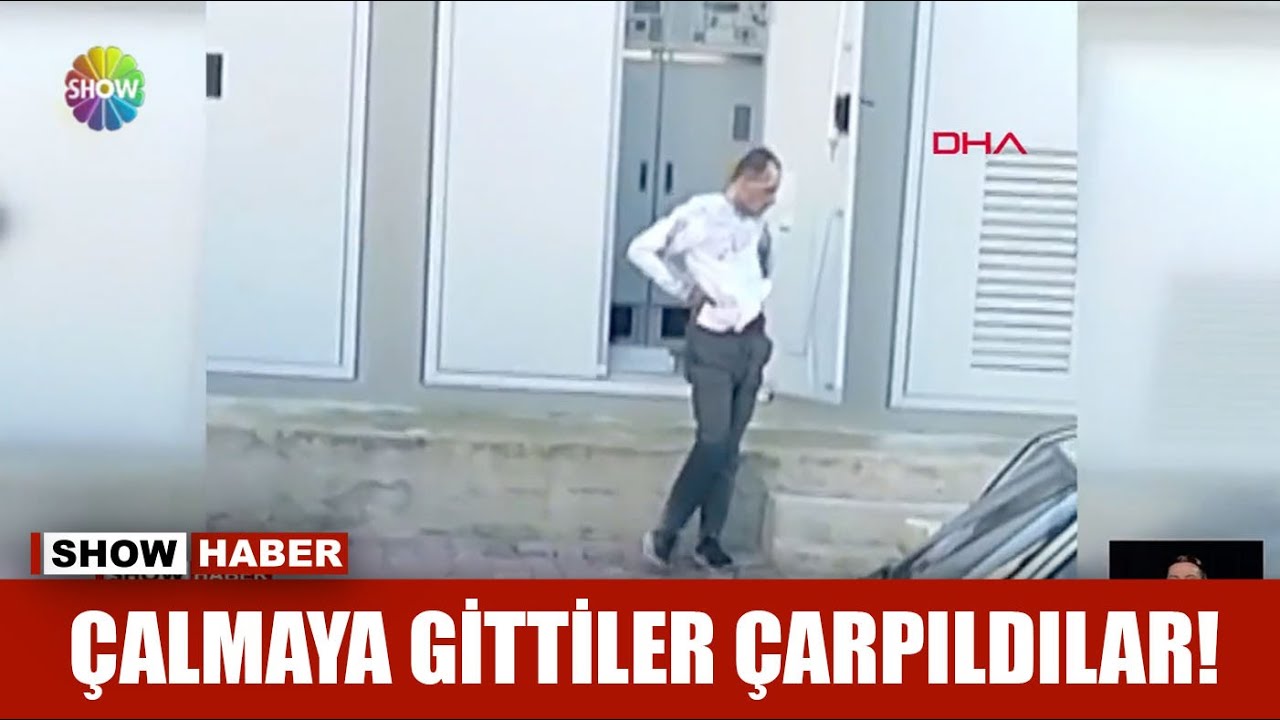 Çalmaya gittiler çarpıldılar!