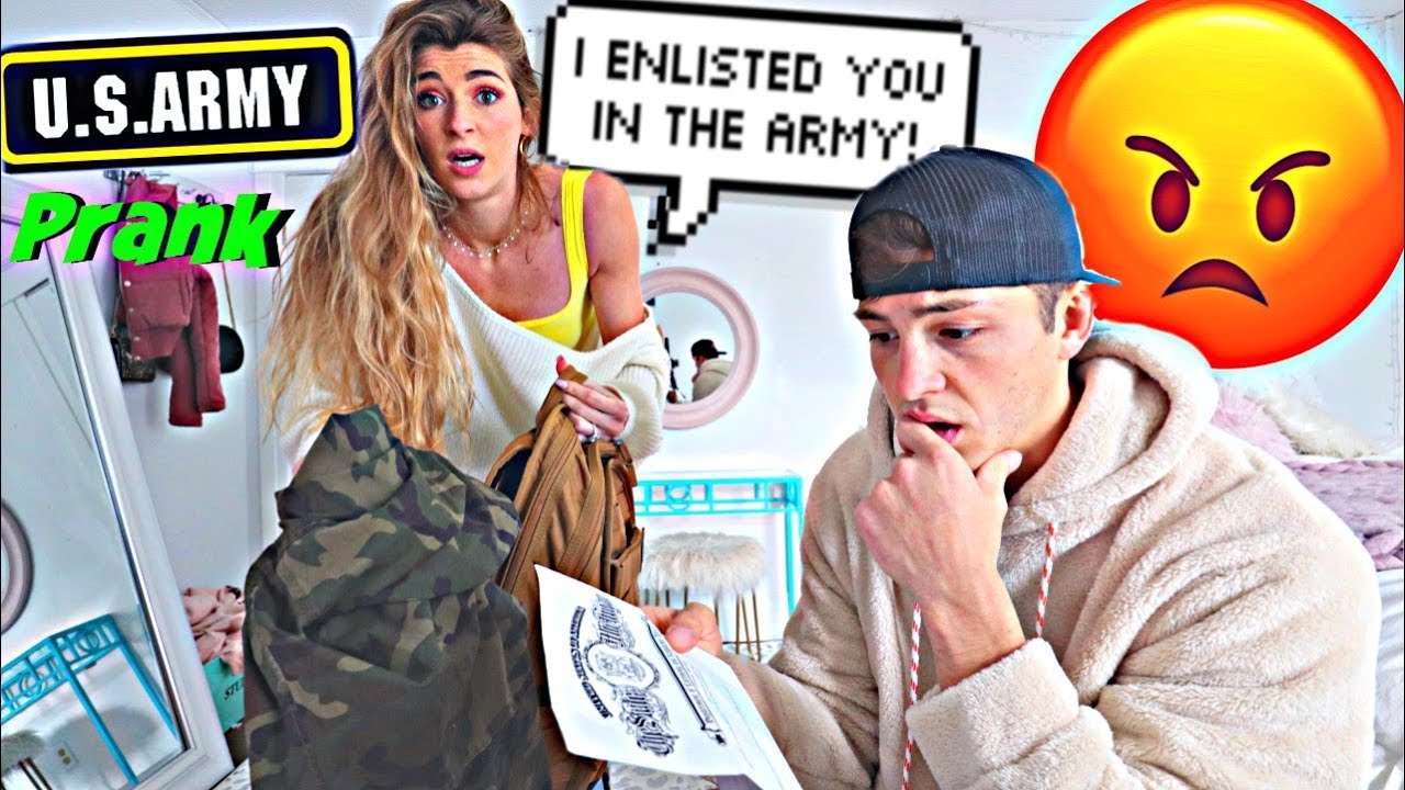 Enlisting My Fiance For World War 3... *PRANK*