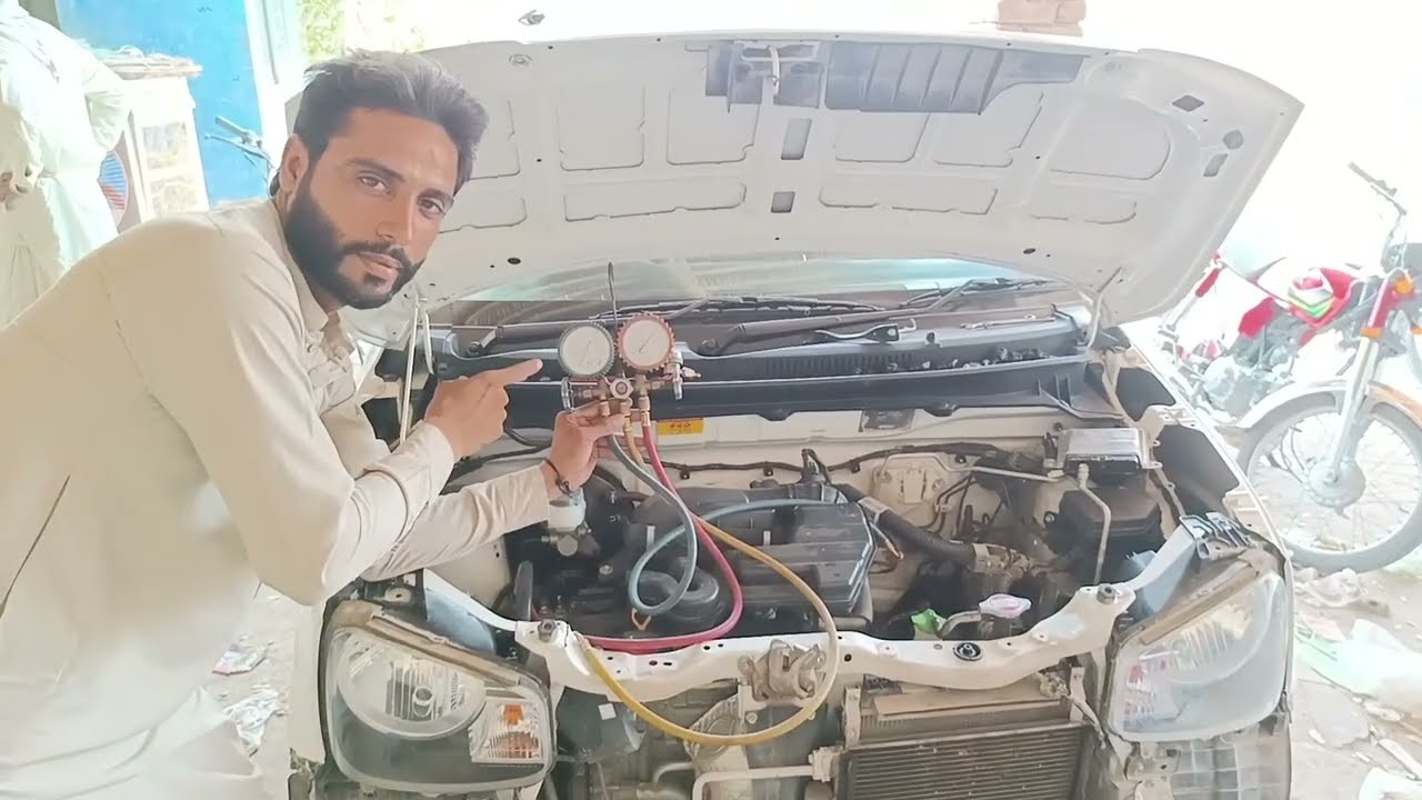 Car A/C Check New Suzuki Alto | Why A/C not blowing cold air  [] Car AC cooling problem