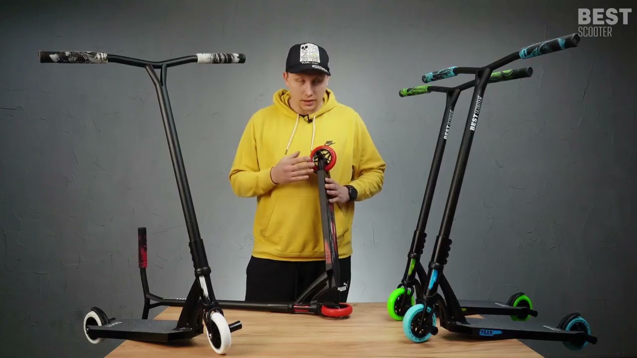 Самокат трюковый  FEAR  МТ 30377, 40488, 50599, 60611 от ТМ  Best Scooter , SCS система