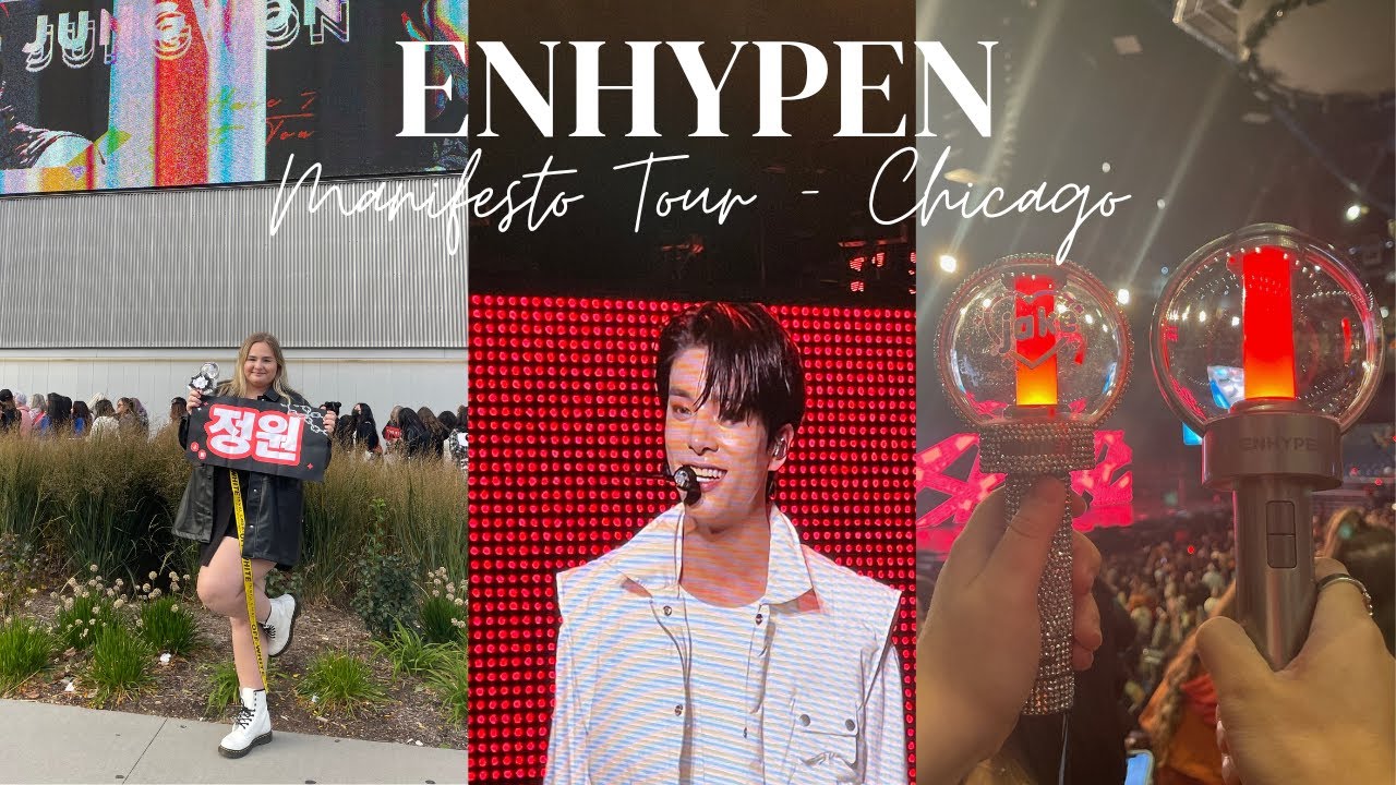 [ENGENE-loG] ENHYPEN Manifesto Concert Vlog | Chicago | ❤︎