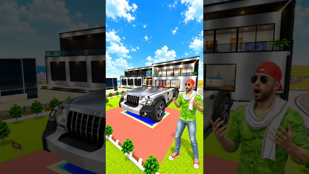 Jack House Convert Into Thar House Car In Indian Theft Auto Simulator #shorts