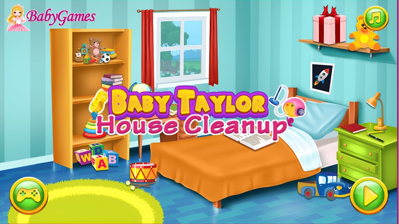 Baby Taylor House Cleanup Game Walkthrough Review #cleaning #games #gameplaywalkthrough #gameplay