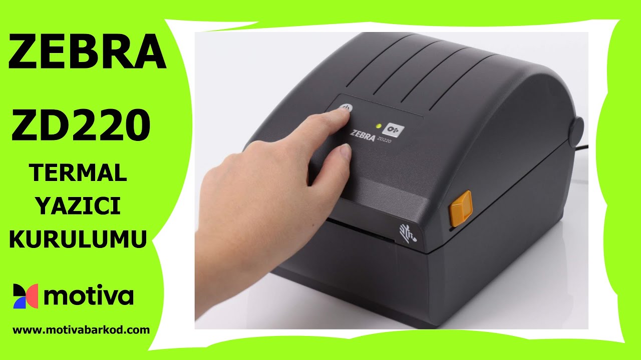 ZD220 – ZD230 Kurmak Bu Kadar Kolay mı? Sürücü + Etiket Ayarı!