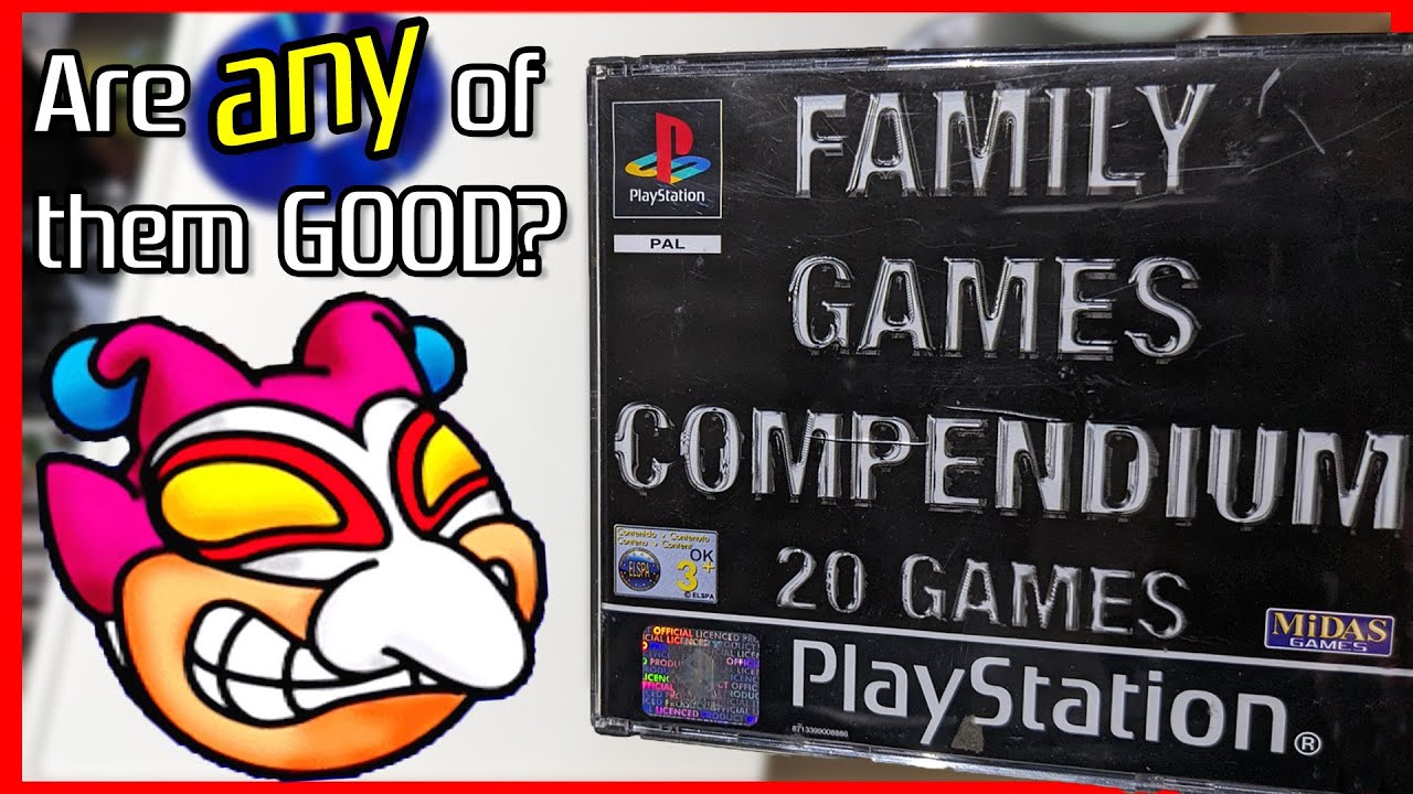 The "Family Games Compendium" for the PS1