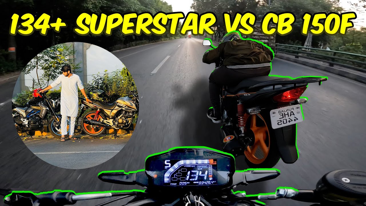 Superstar 200 Vs cb 150 f Vs Infinity 150 Drag Race