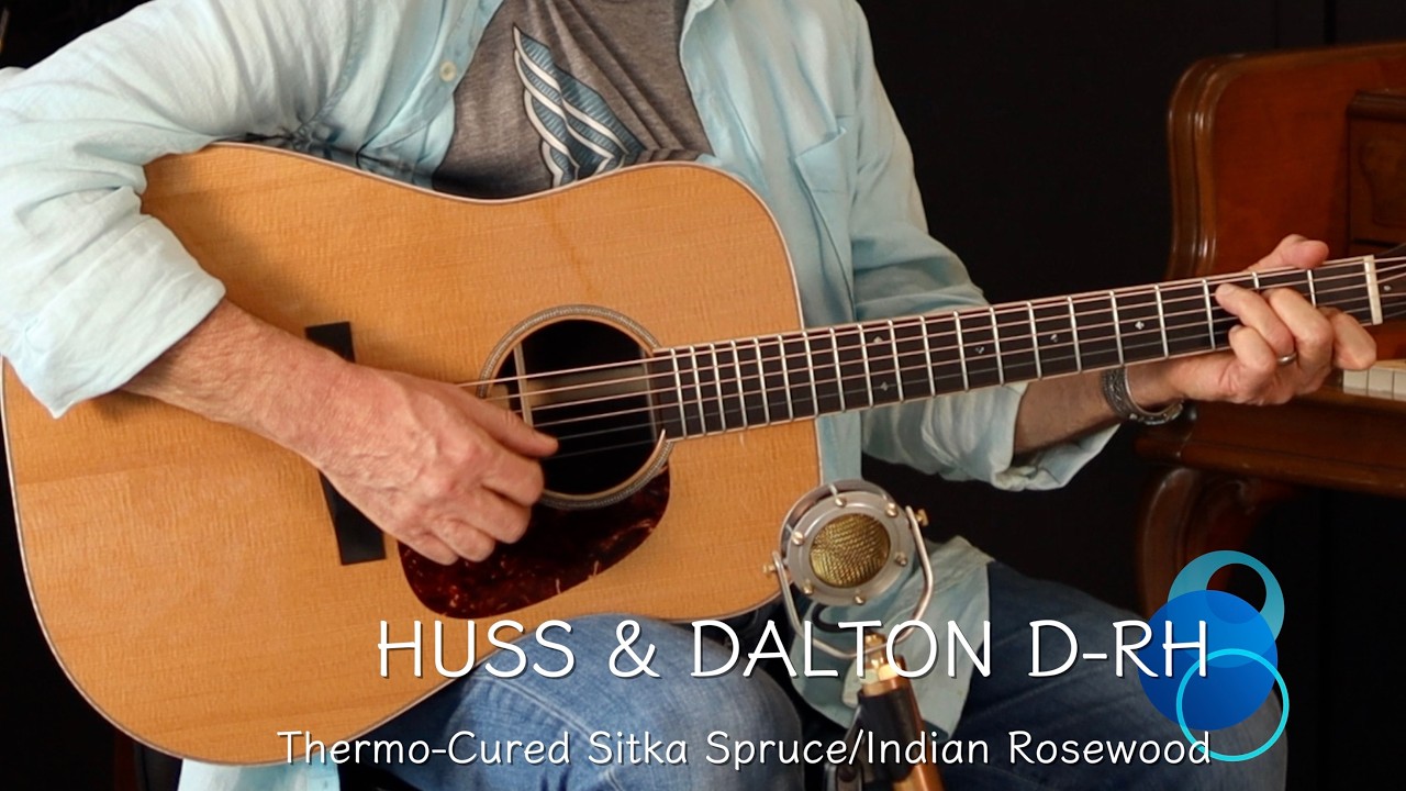 Huss and Dalton D-RH - Thermo-cured Sitka Spruce/Indian Rosewood - Demo