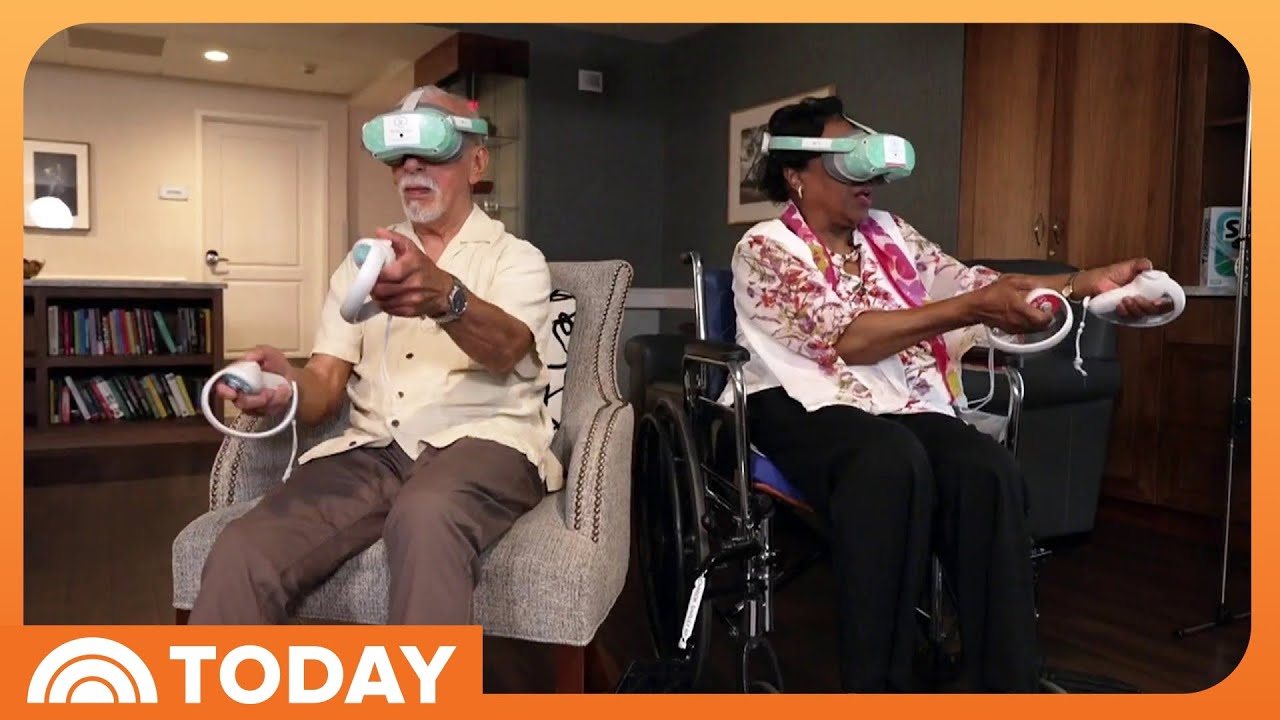 How seniors are skydiving, exercising and more with virtual reality