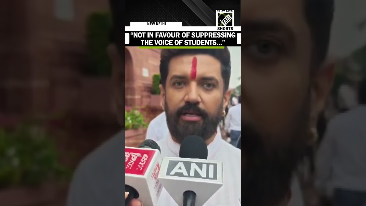&ldquo;Not in favour of suppressing students&rsquo; voice&hellip;&rdquo; LJP (Ram Vilas) MP Chirag Paswan on CJP's protest