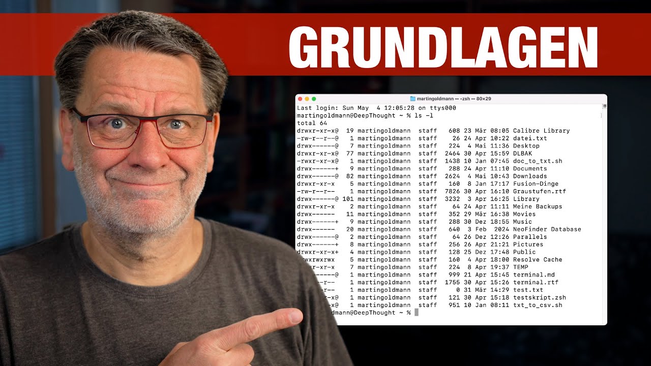 MacOS-Terminal EINFACH erklärt für Anfänger