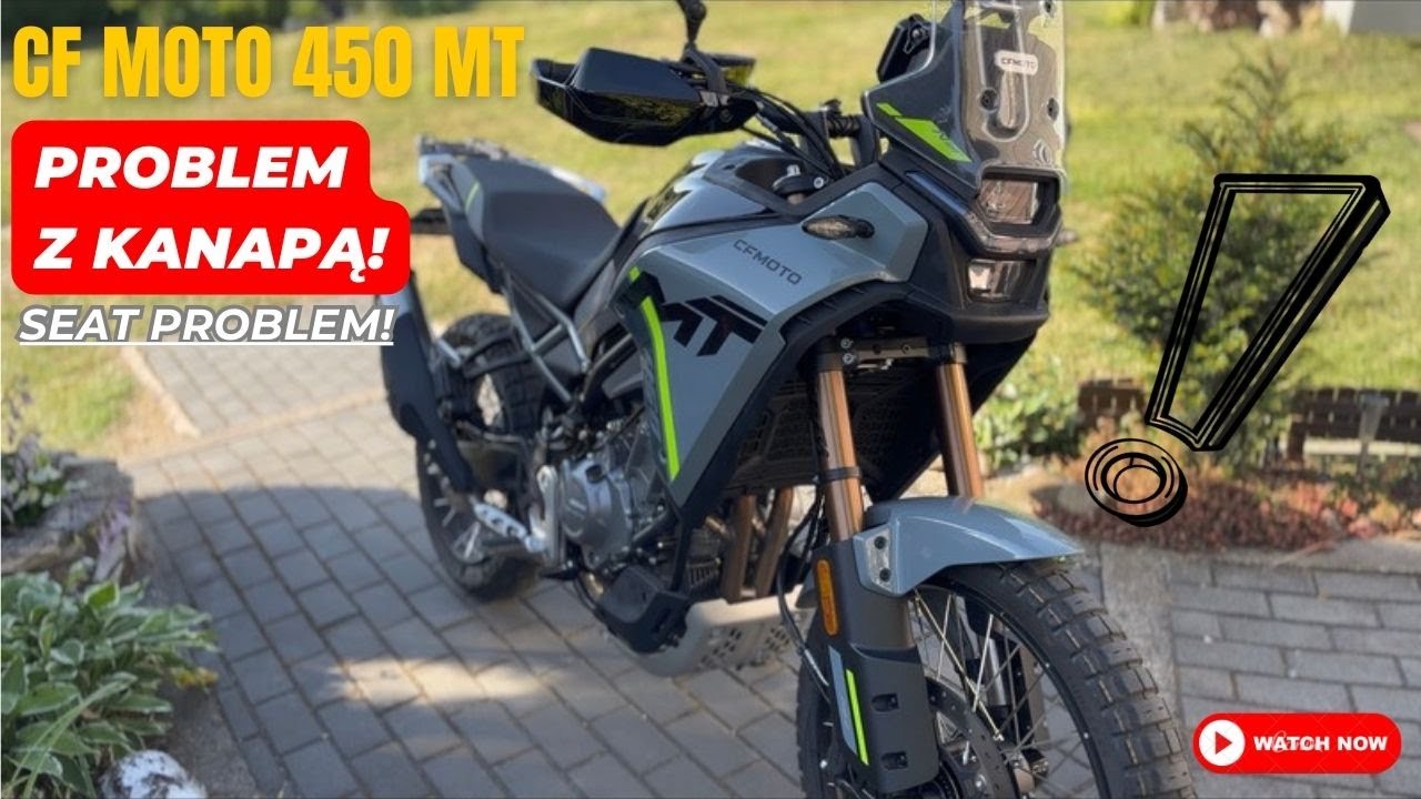 CF MOTO 450MT | PROBLEM Z KANAPĄ | SEAT PROBLEM 🇵🇱