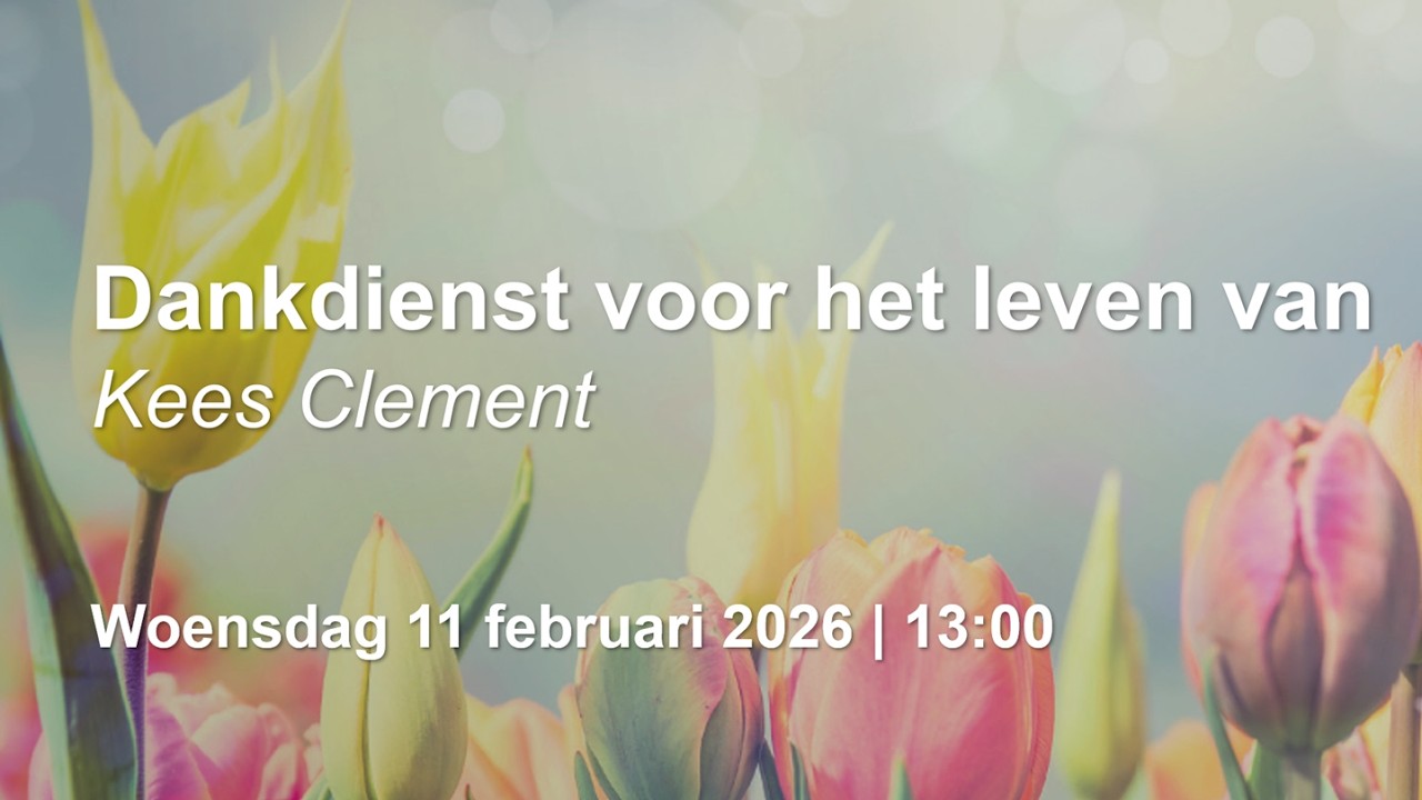 Dankdienst voor het leven van Kees Clement