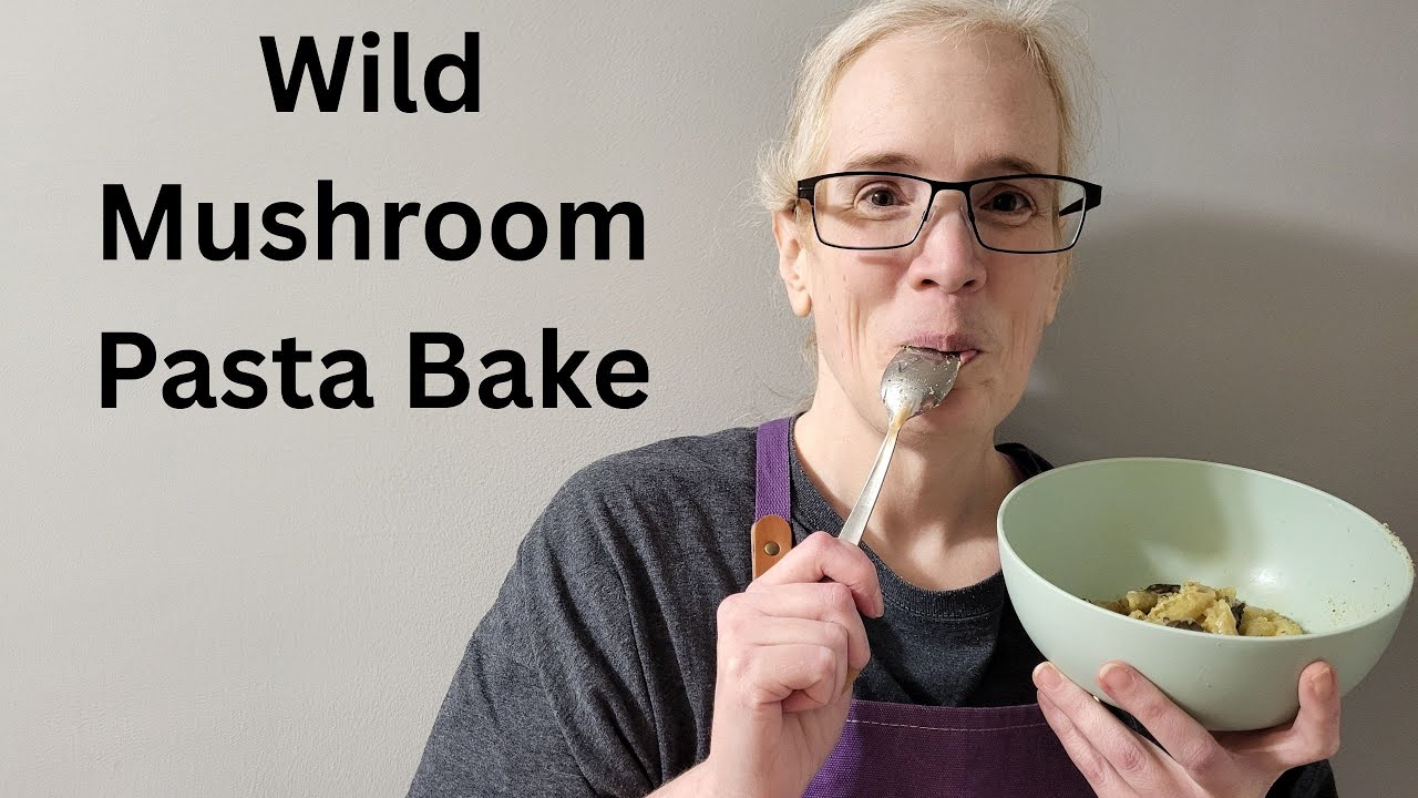 Wild Mushroom Pasta Bake | Red Hares and Daffodils Homestead
