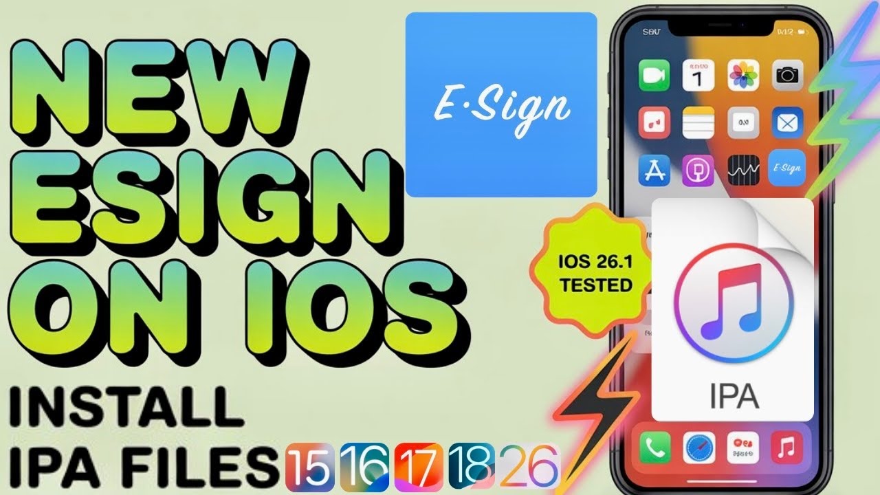 [ОБНОВЛЕНО] Установка ESign на iOS | Установка файлов IPA на iPhone и iPad (без ПК) iOS 15 - iOS 26