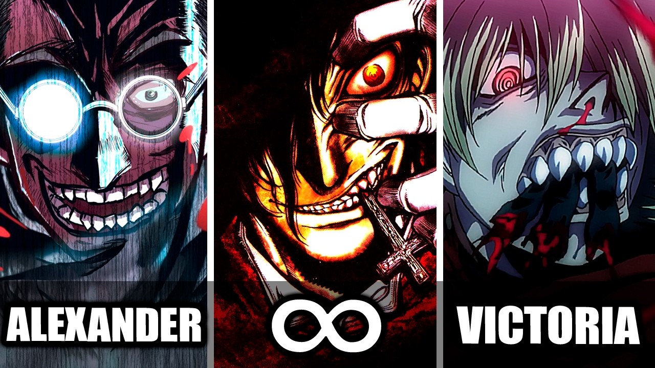 Top 10 PERSONAJES más PODEROSOS en HELLSING