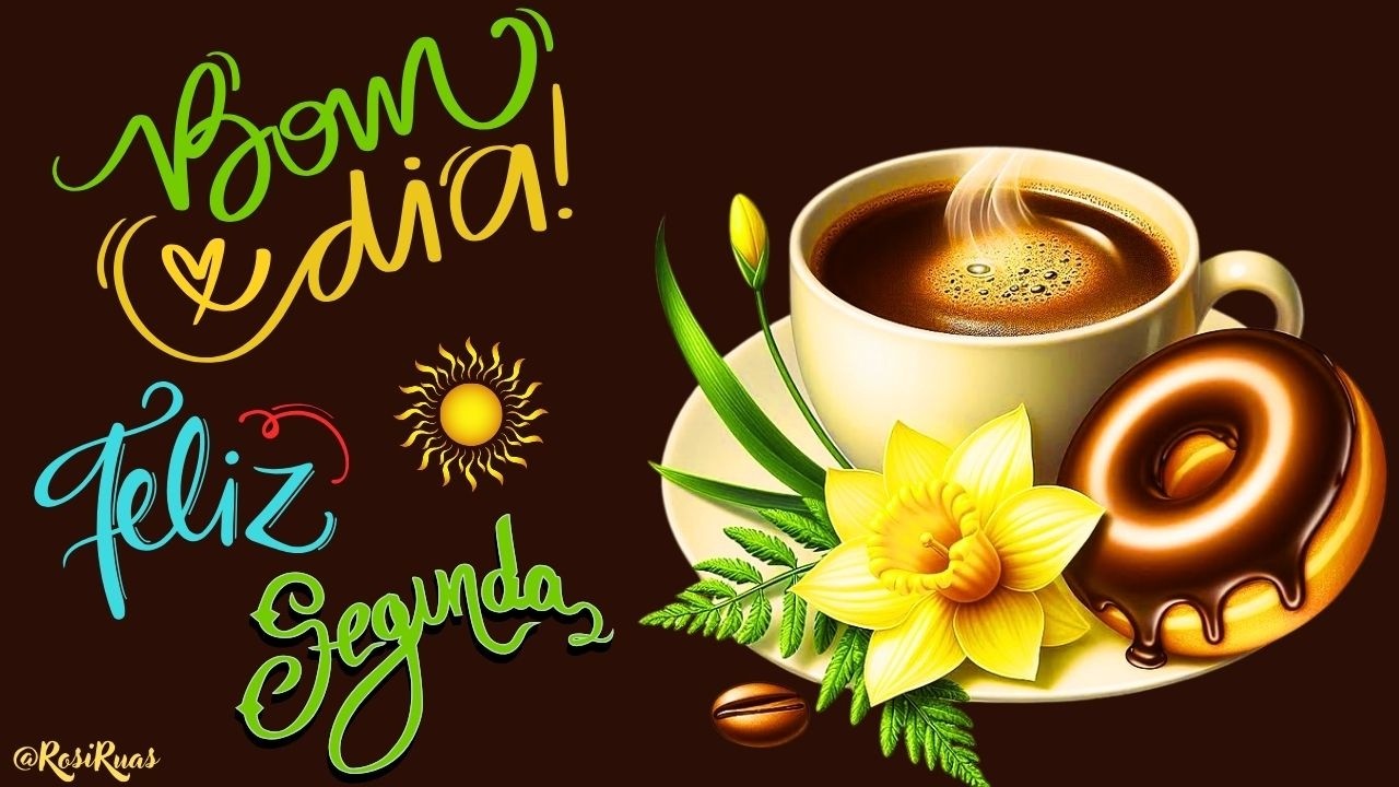 Bom Dia! Feliz Segunda! Boa Semana! #bomdia #mensagembomdia #boasemana