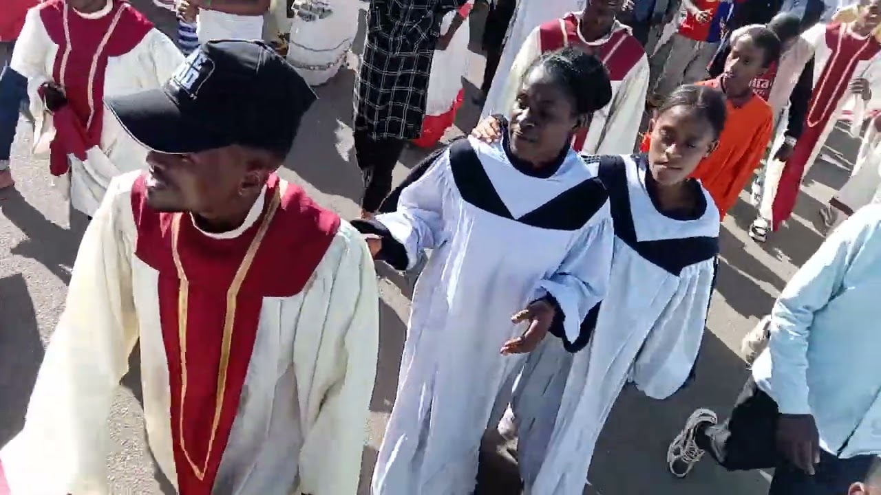 ጋሞ ቅርንጫፍ ሰበካ አርባምንጭ ከተማ አመታዊ  ኮንፈራንስ ስልፍ ላይ