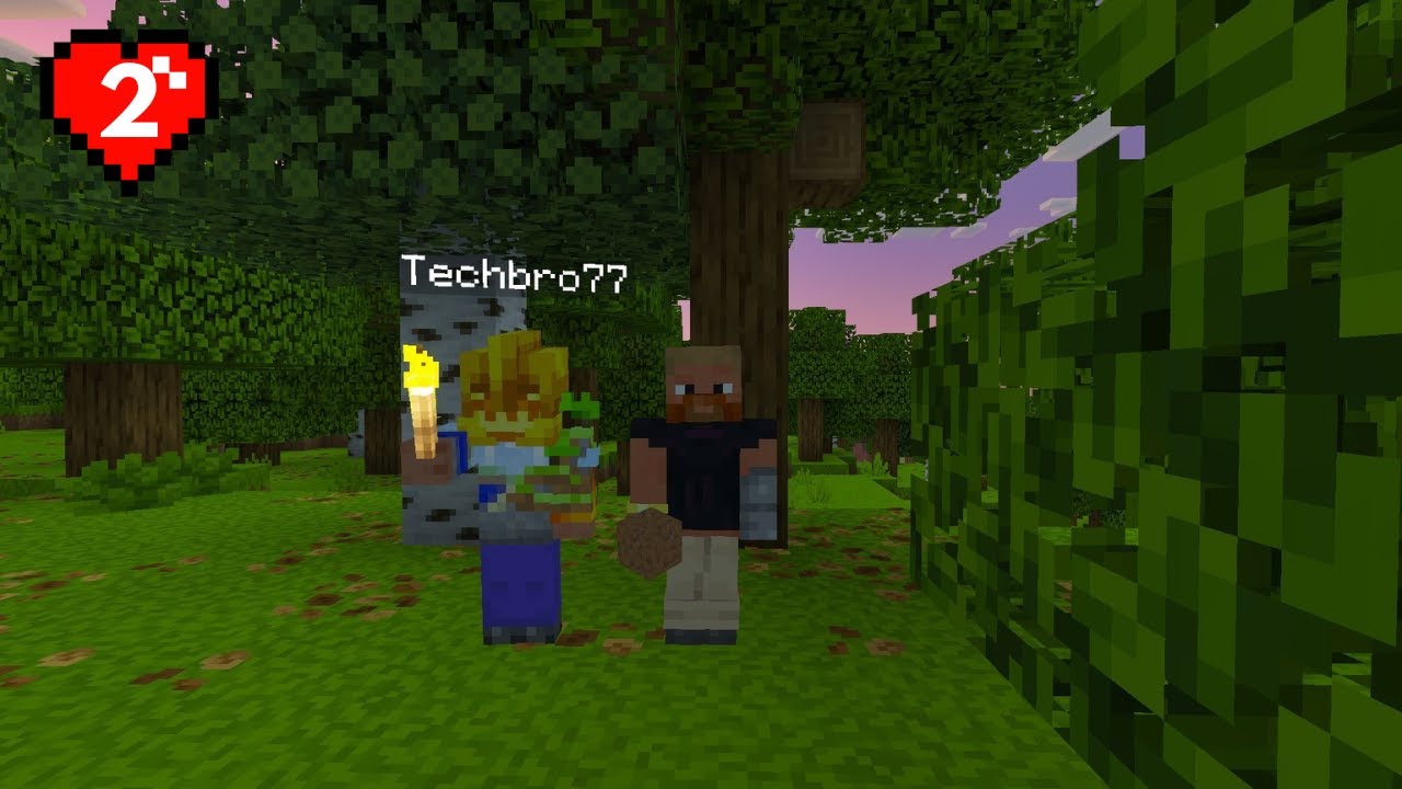 Minecraft forever world | Ep. 2: The first night