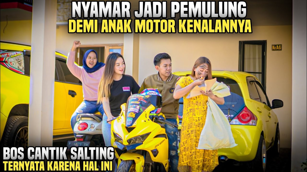BOS CANTIK NYURUH SAHABATNYA NYAMAR JADI PEMULUNG DEMI MENGUJI ANAK MOTOR KENALANNYA!! Kan salting..