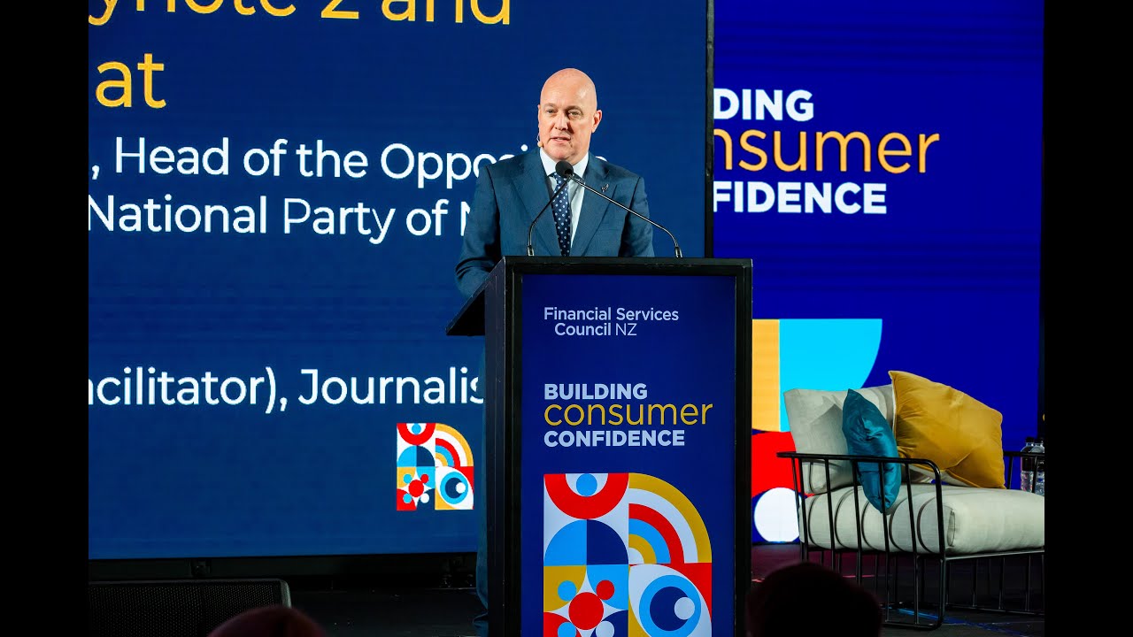 Leader of the Opposition Christopher Luxon - KiwiSaver, policy, 2023 election | FSC Conference 2023