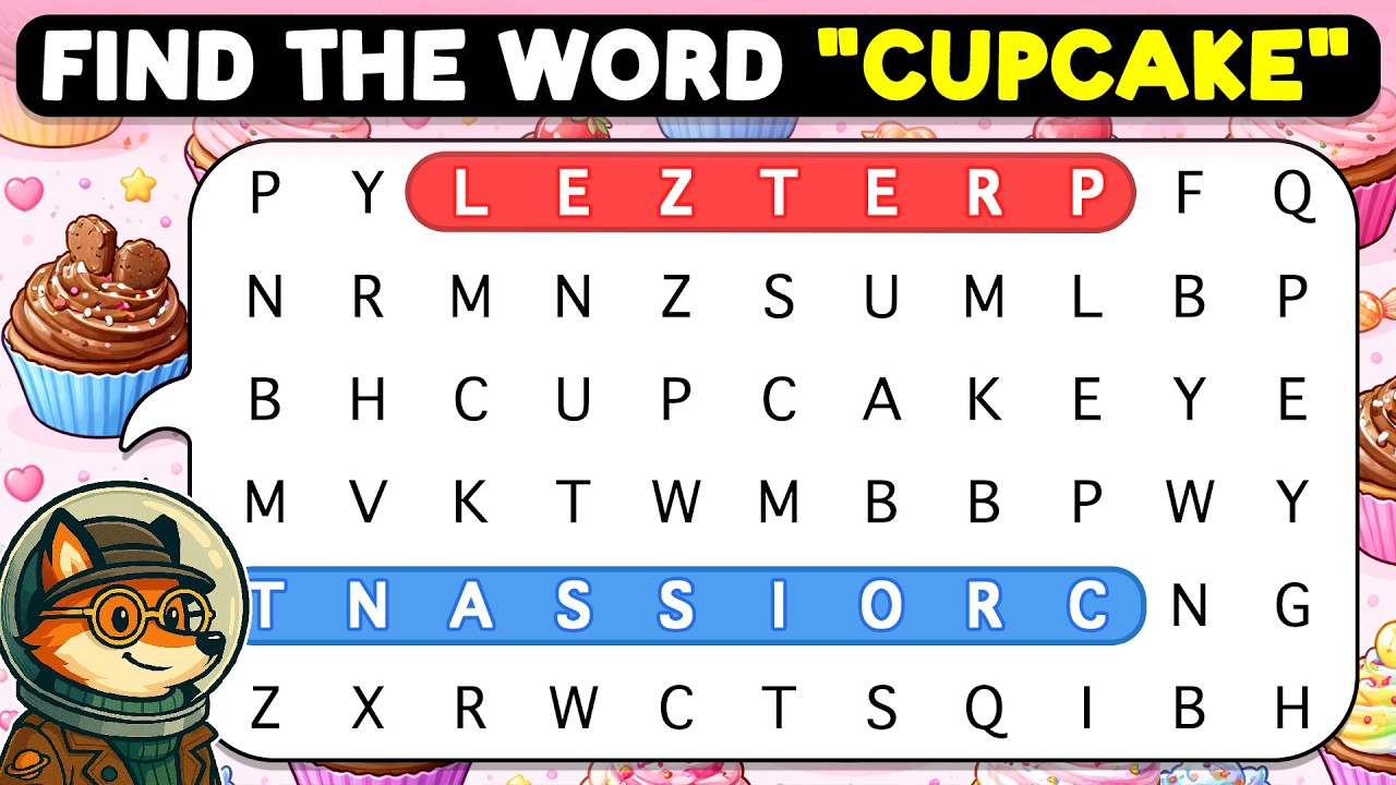 🦊🔍 Word Search Puzzle | Categories: Bakery Harbor Forest 🔎🦊 | Word Search Game