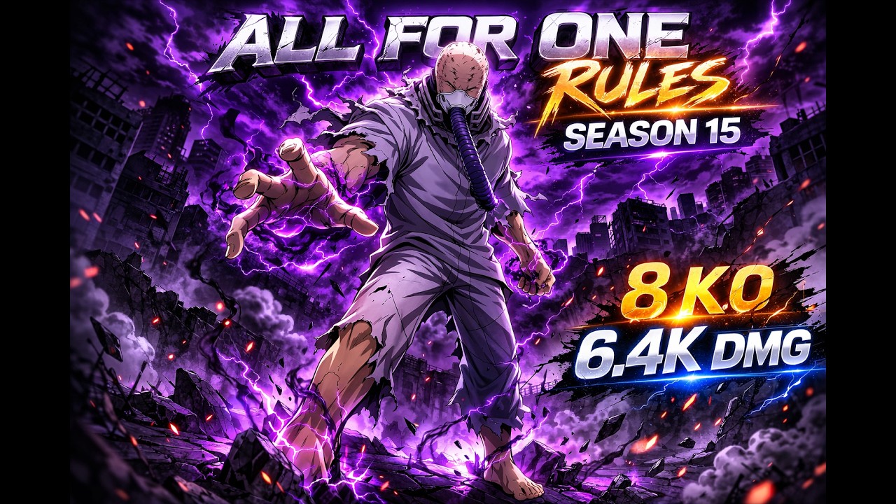 All For One RULES Season 15 😈 | 8 KOs 6.4K DMG (MHUR)