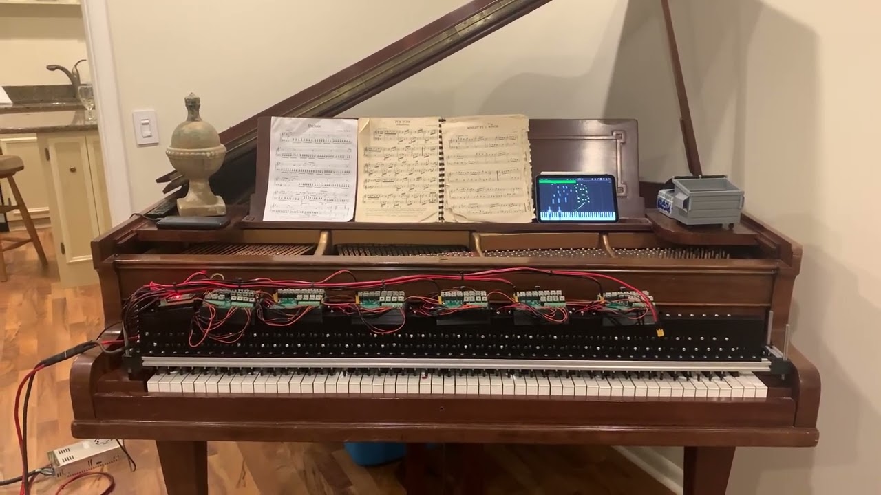 DIY Player Piano Testing new design