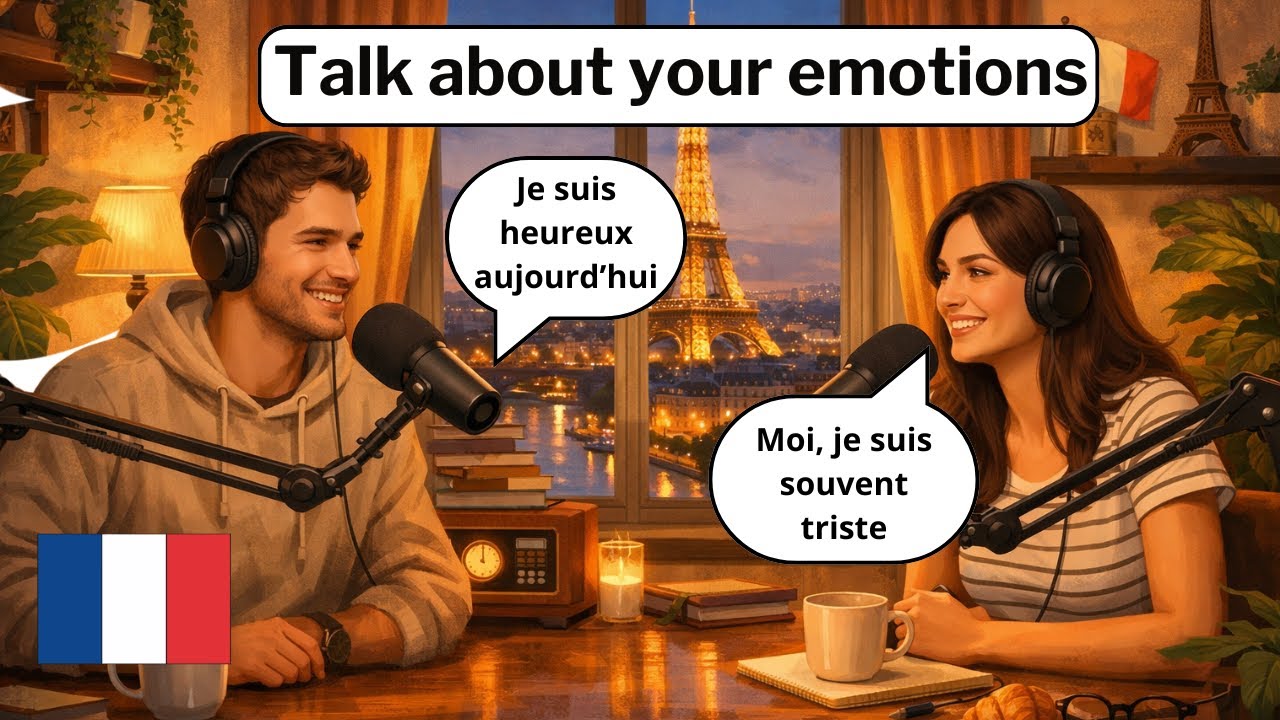 Talk Emotions in French: Happy, Sad, Mad – A1-A2-B1