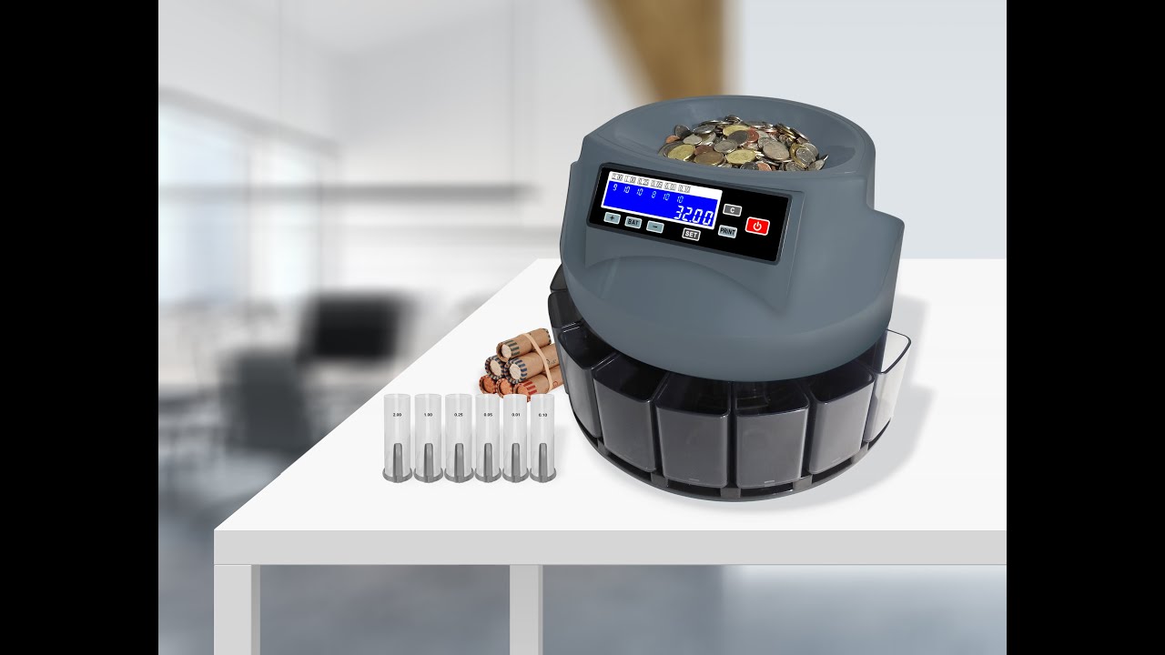 Canadian Dual Operation Coin Counter Sorter and Wrapper