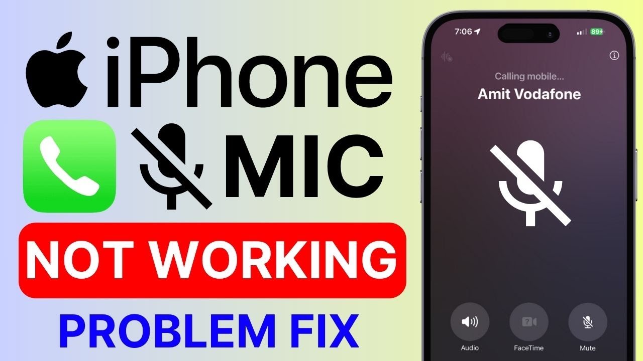 iPhone Call Mic Not Working? Fix Microphone Problem in Calls [100% Working iOS 2025]
