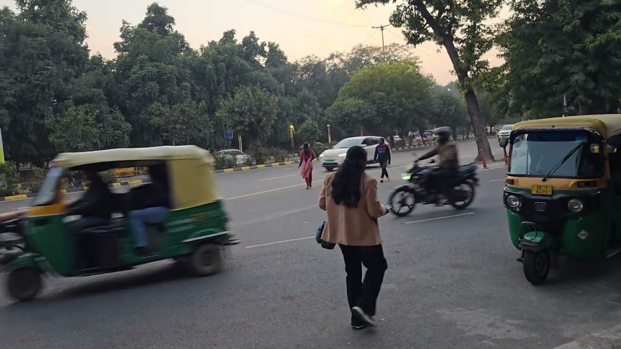 How India . .  Crossing the Street ?