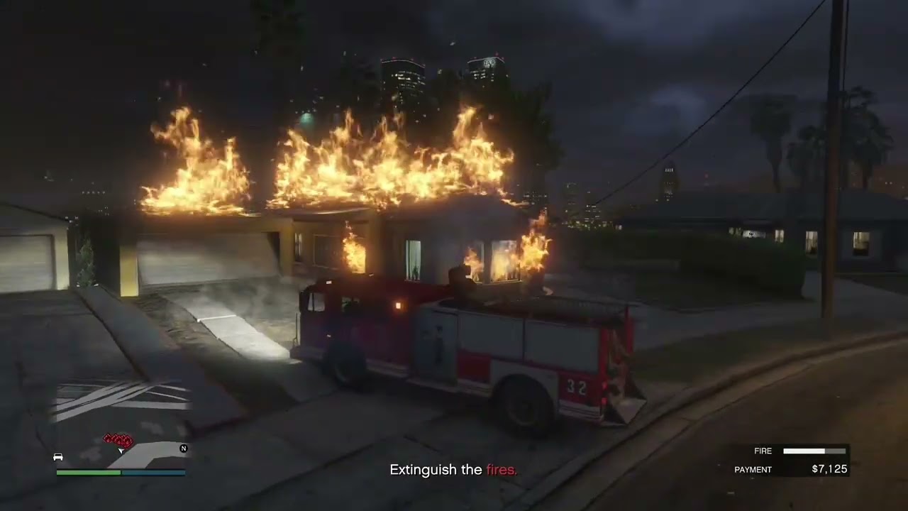 New fire fighter job in GTA5 
