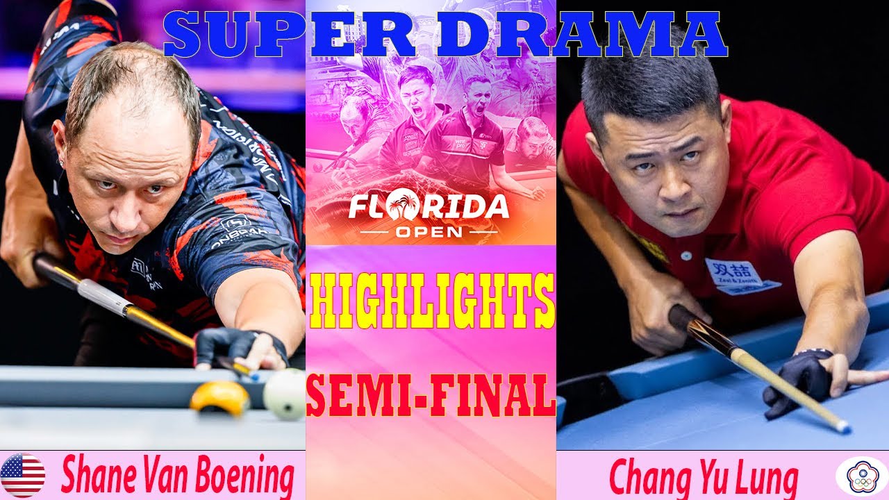 SEMI-FINAL | Shane Van Boening vs Chang Yu Lung | Florida Open Pool Championship