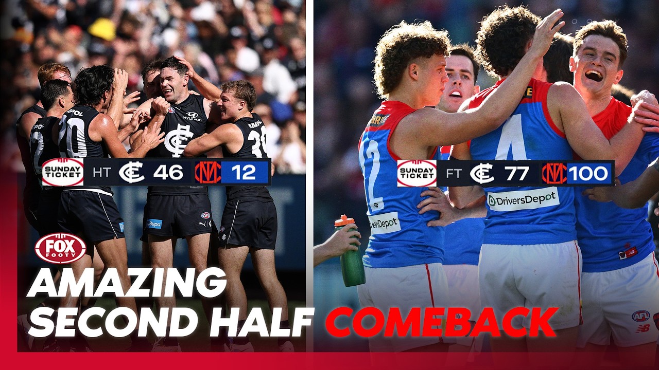 COMEBACK FOR THE AGES 🔥 Dees stun Blues in classic 43-point turnaround 😱  | Fox Footy