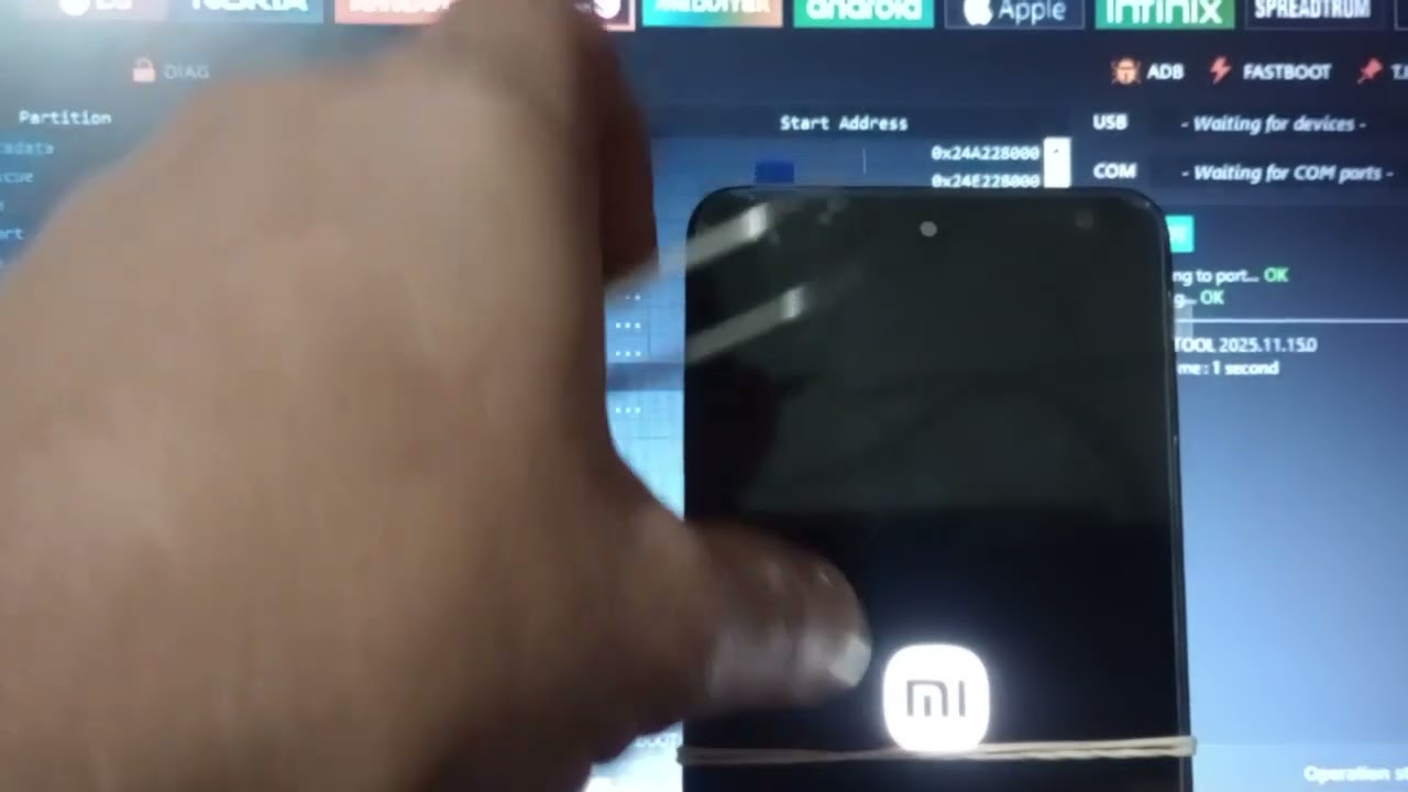 FACTORY RESET XIAOMI REDMI NOTE 13 4G HYPEROS ANDROID 15 VIA TEST POINT BY UNLOCKTOOL 