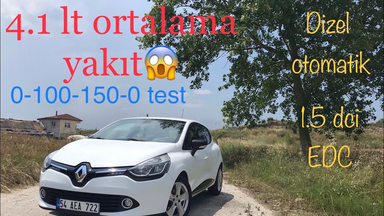 2016 Renault Clio 1.5 dci EDC icon - inceleme - 0-100-150-0 | Sadettin Bahar