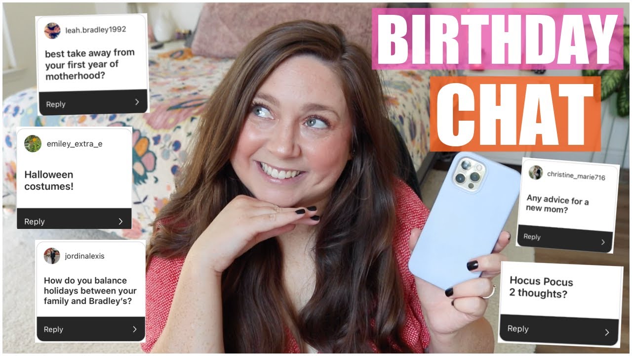 BIRTHDAY Chat & Get Ready With Me! Hocus Pocus 2, Motherhood, Travel Plans & Holidays | October 2022