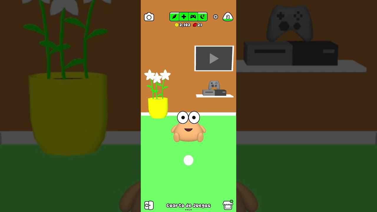 Probando Pou 3D por primera vez