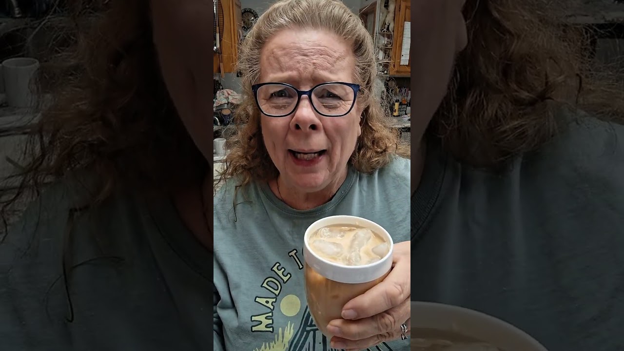 Tupperware cold brew served hot and cold with Homemade creamer!