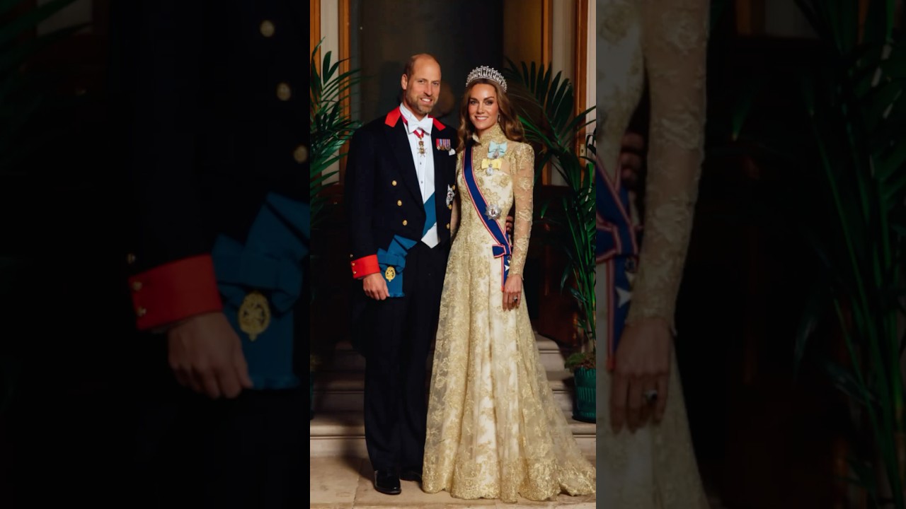 Espectacular Kate Middleton se roba las miradas durante la cena de Estado presidencial #familiareal