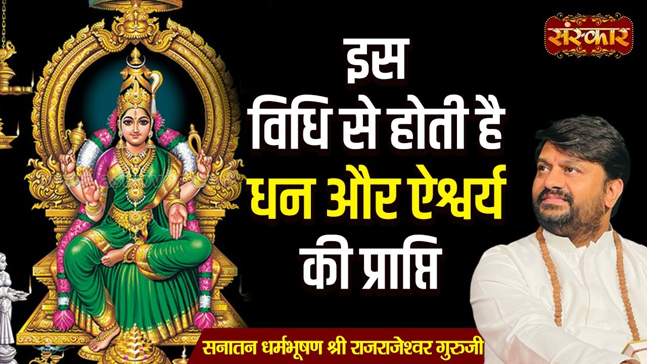 इस विधि से होती है धन और ऐश्वर्य की प्राप्ति | Rajrajeshwar GuruJi ~ Spiritual Journey ~Bhuvneshwari