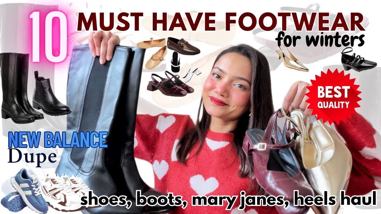 Best Footwear Haul In Budget I Shoes,Sandals,Heels, Boots,Mary Janes Haul I Supii #footwear #boots 