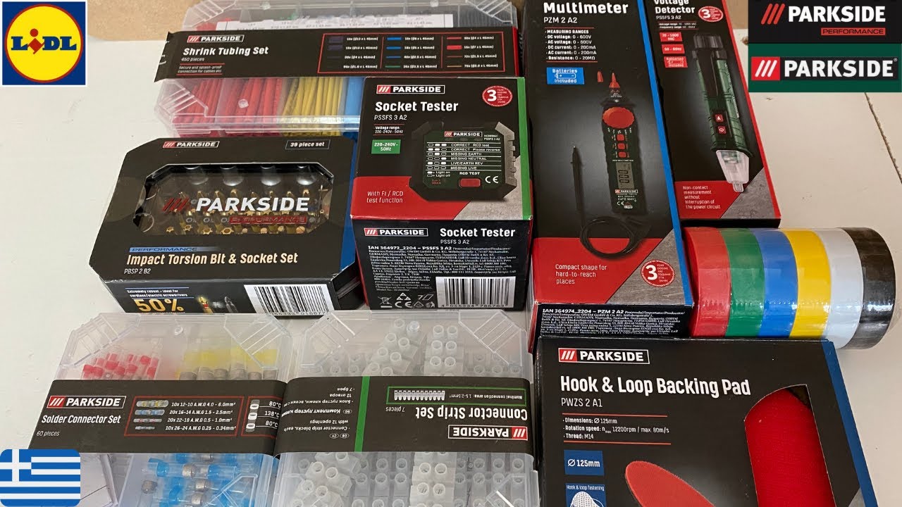 Unboxing Lidl Parkside μικρα και πολυ χρησιμα εργαλεια & gadgets για ολους σε χαμηλο κοστος.