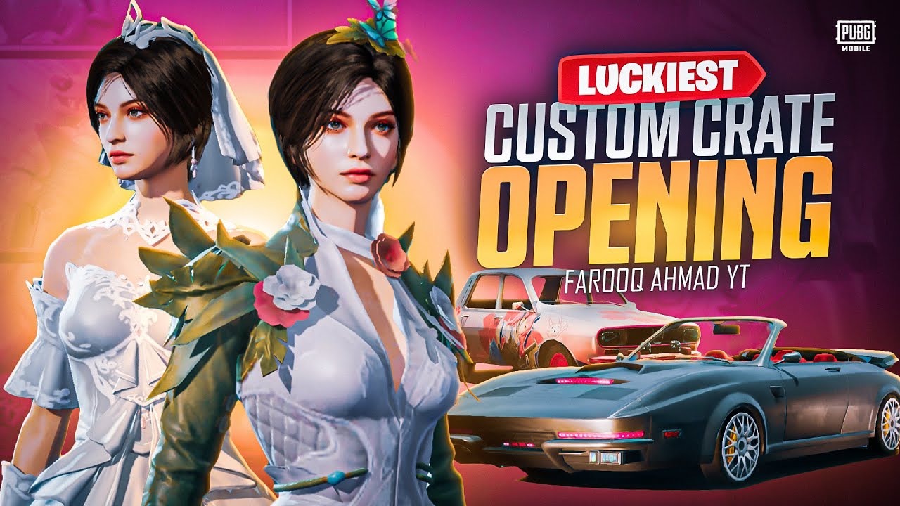 Luckiest Custom Crate Opening | 690 UC Giveaway | 🔥 PUBG MOBILE 🔥