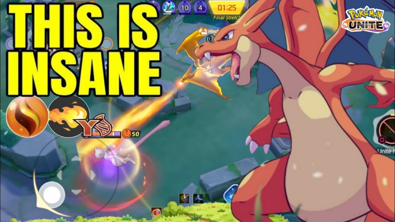 MEGA CHARIZARD Y!WON THIS MATCH BY LUCK||POKÉMON UNITE||SHADOW UNITE