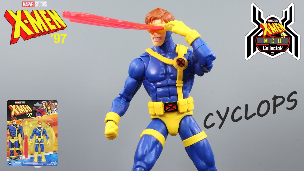 Обзор фигурки Marvel Legends X-Men '97 CYCLOPS Disney+ Animated Series TAS Wave 2 MCU