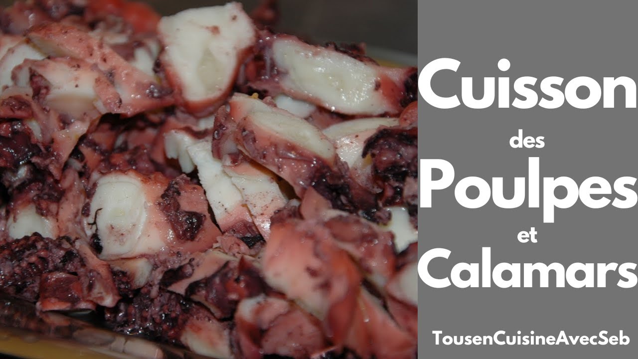 CUISSON des POULPES et CALAMAR (Tous en cuisine avec Seb)