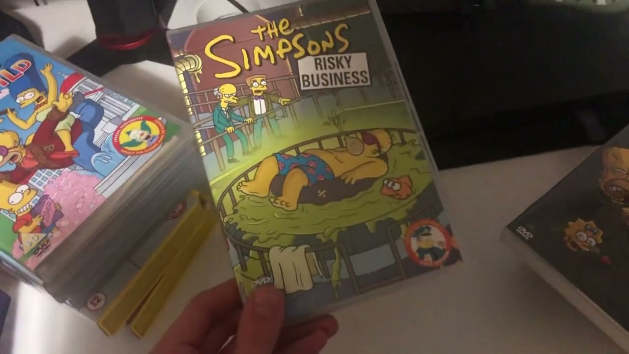 My simpsons dvd and vhs collection
