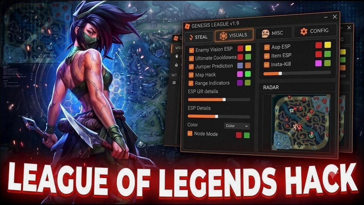 League of Legends Hack 2026 Free | Map Hack Skin Cheat Script