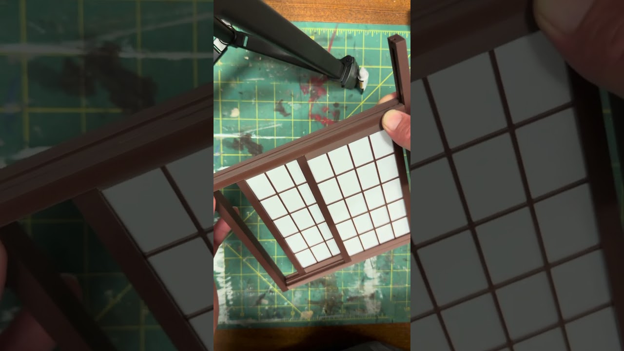 3D printed Japanese door Assembly Part 2